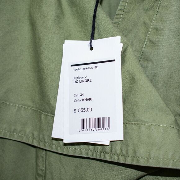 ISABEL MARANT Etoile $555 Ro Linore Dress Khaki Green Size 34 - Picture 6 of 10